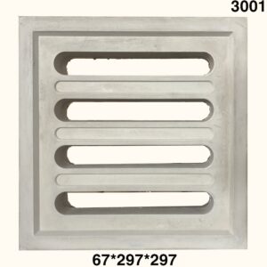 Gạch thông sáng xám 3001