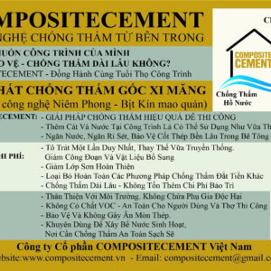 Hợp chất chống thấm gốc xi măng