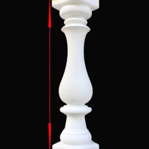 Lục bình bê tông trắng LB12-6T02