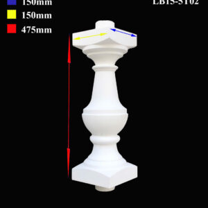 Lục bình bê tông trắng LB15-5T02